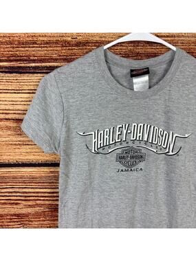 Vintage Y2k Harley Davidson Motorcycles Jamaica T-shirt